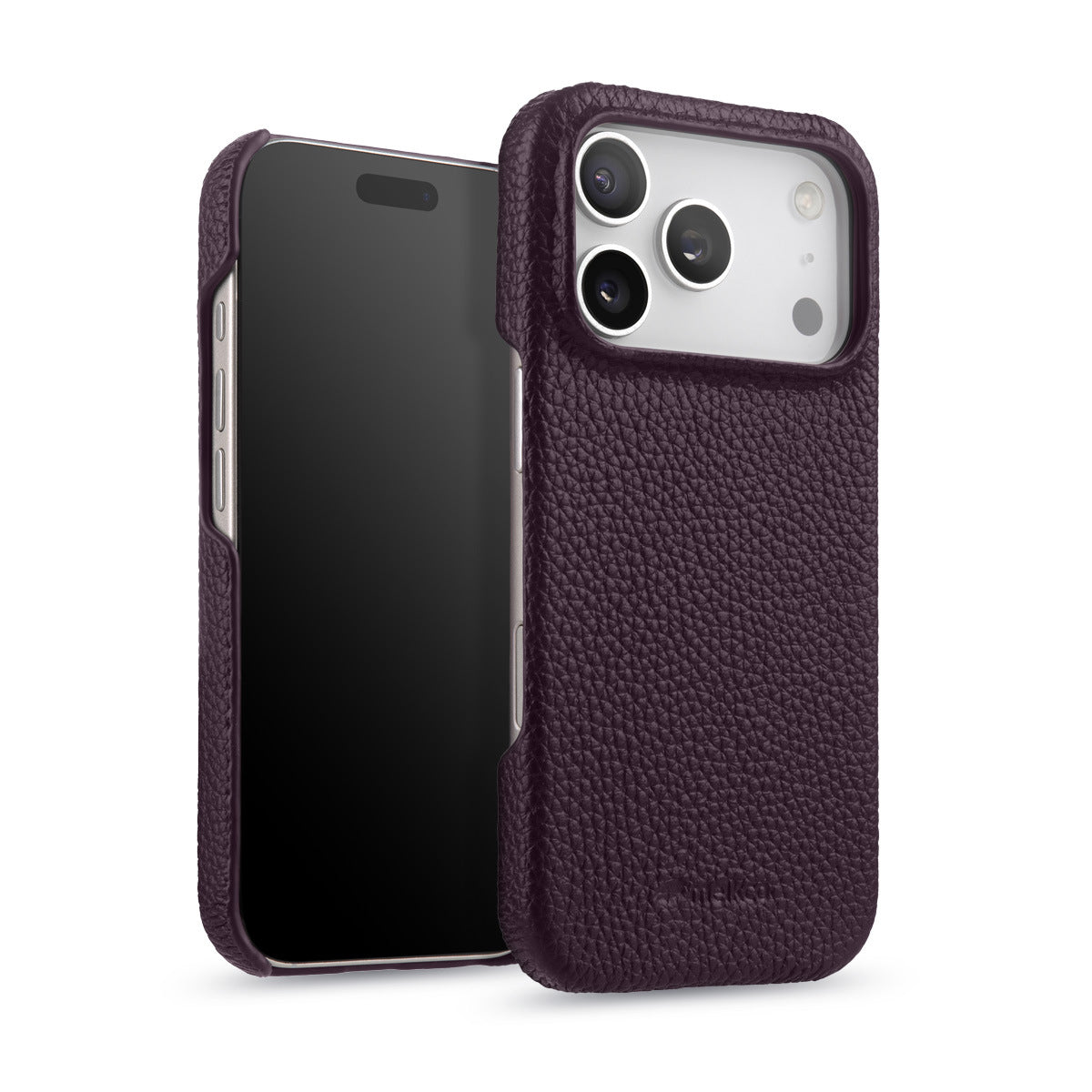 17ProMax Phone Case Genuine Leather Magnetic Protective Cover