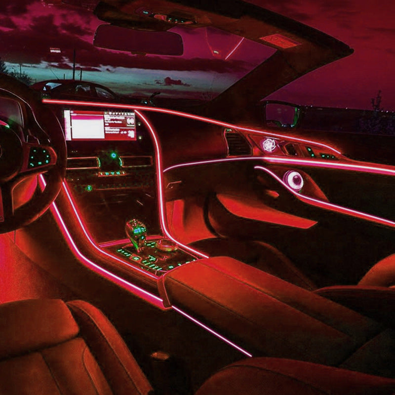Car Led Decoration Cold Light Interior Modification Strip USB Car Atmosphere Light Lamp Line